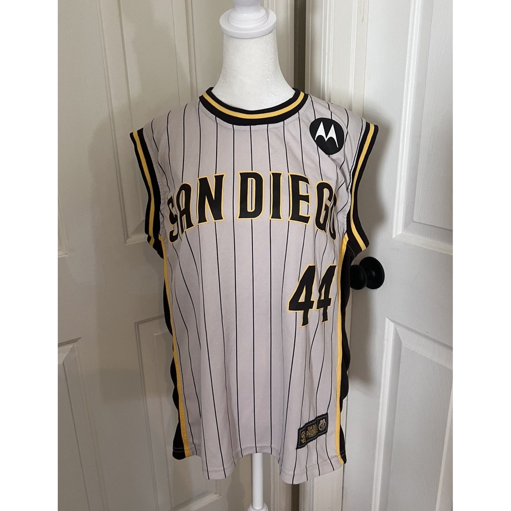 Cotapaxi Padres Basketball Jersey MLB Padres Men's Medium Musgrove #44